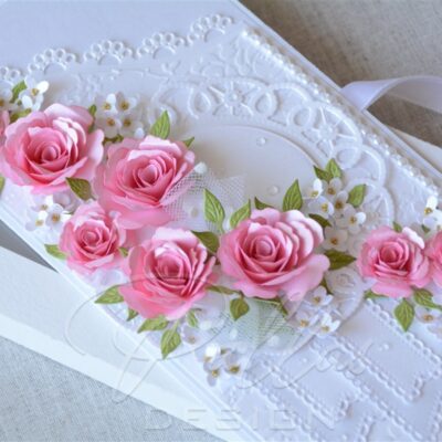 roosade roosidega pulmakaart
