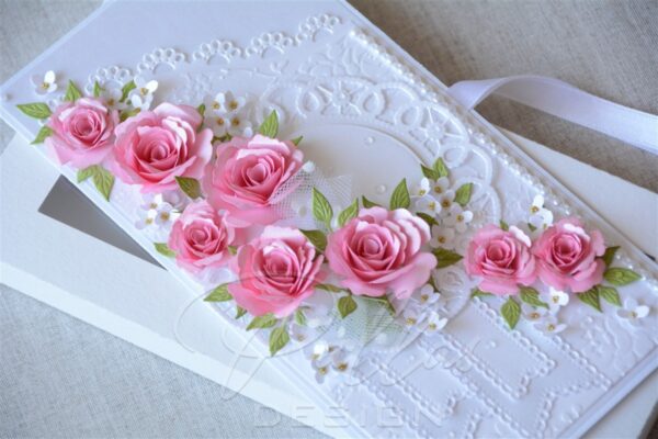 roosade roosidega pulmakaart