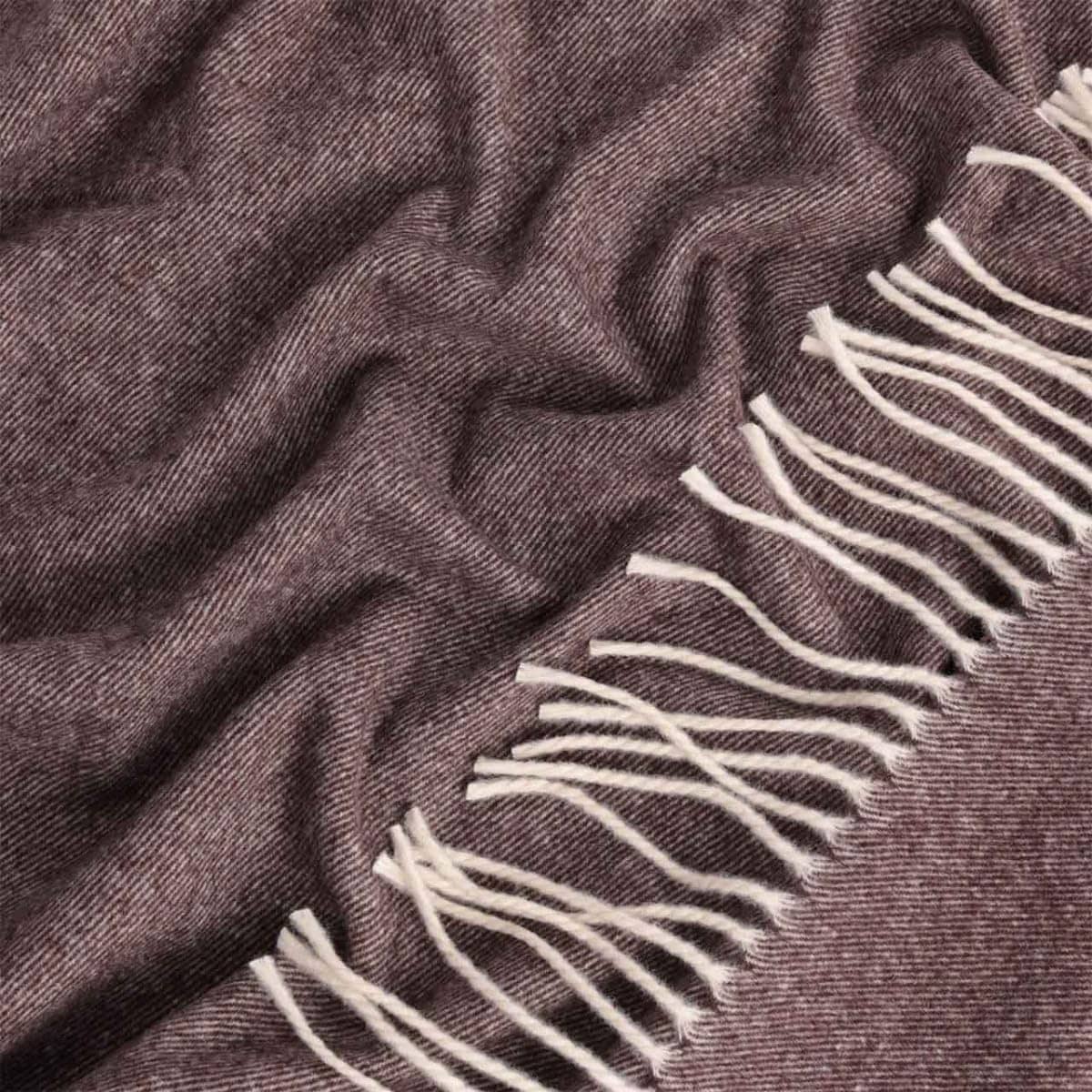 pruun kašmiirvillane pleed