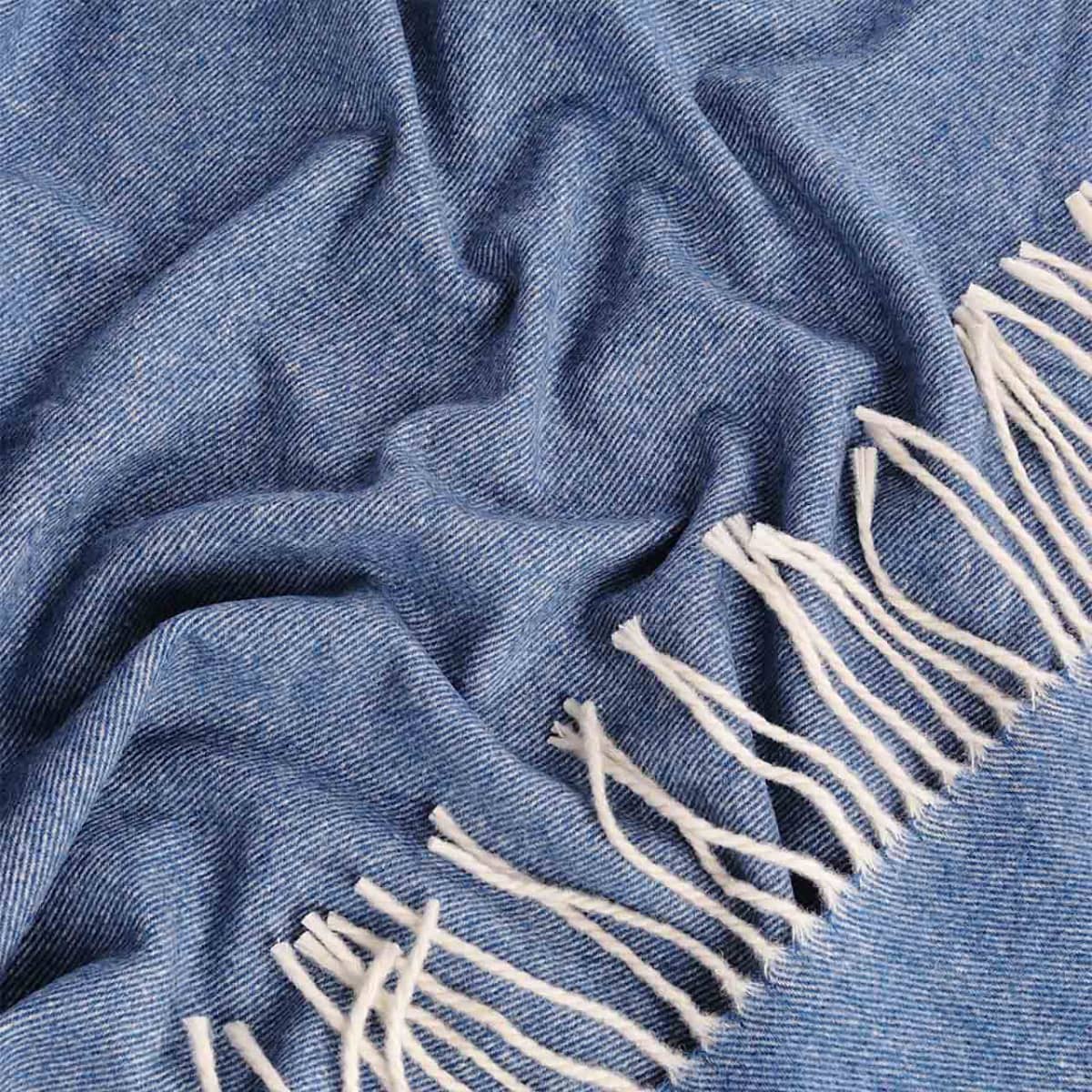 sinine kašmiirvillane pleed