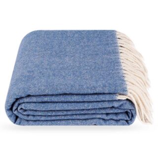 sinine kašmiirvillane pleed