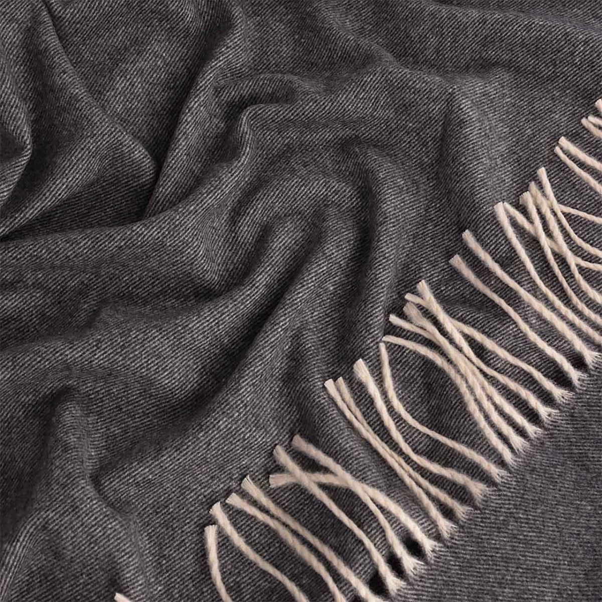 tumehall kašmiirvillane pleed