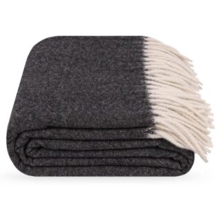 kašmiirvillane pleed must 140x200 cm