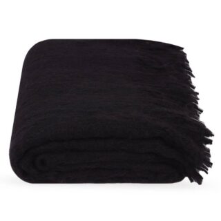 Mohäärpleed must 130x180 cm