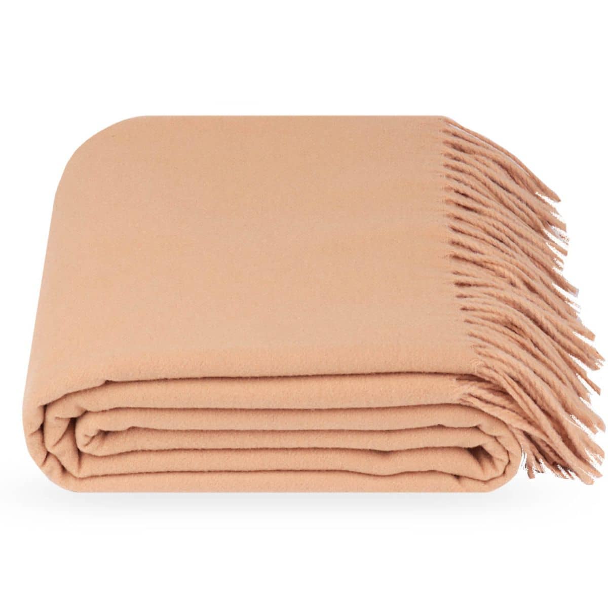Vaaleanbeige huopa kashmirista 140x200 cm – 20% kashmiria 1 Huopa kashmirista vaaleanbeige