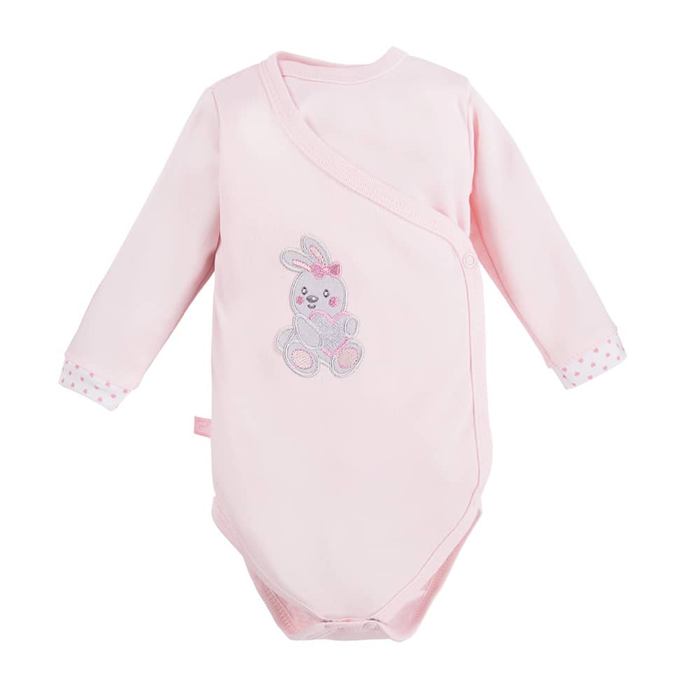 Jänkuga roosa hõlmikbody, suurused 46-50 1 hõlmikbody roosa jänkuga